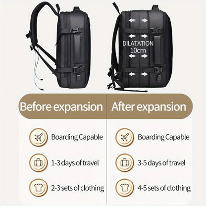 Backpack for Women – Nylon, Convertible, Multi-Pocket, for Travel & Work – detail view 6
