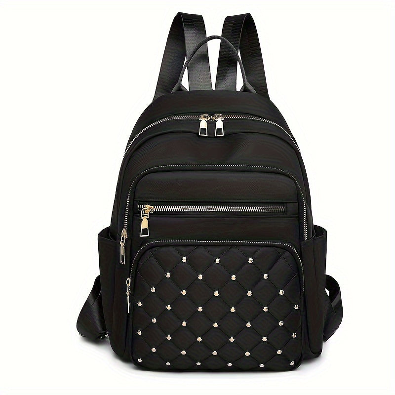Backpack for Women – Nylon, Large Capacity, Multi-Pocket, for Travel & Work – front view - product view 16