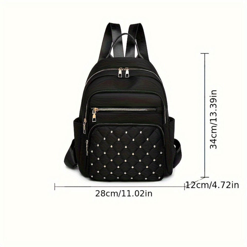 Backpack for Women – Nylon, Large Capacity, Multi-Pocket, for Travel & Work – detail view 5