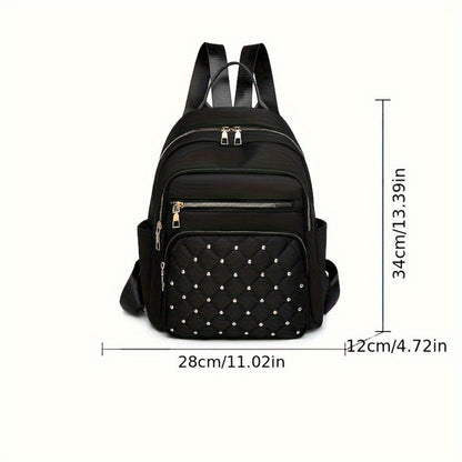 Backpack for Women – Nylon, Large Capacity, Multi-Pocket, for Travel & Work – detail view 5