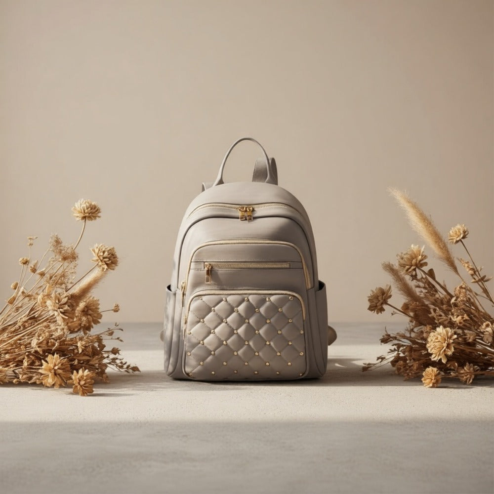 Backpack for Women – Nylon, Large Capacity, Multi-Pocket, for Travel & Work – detail view 7
