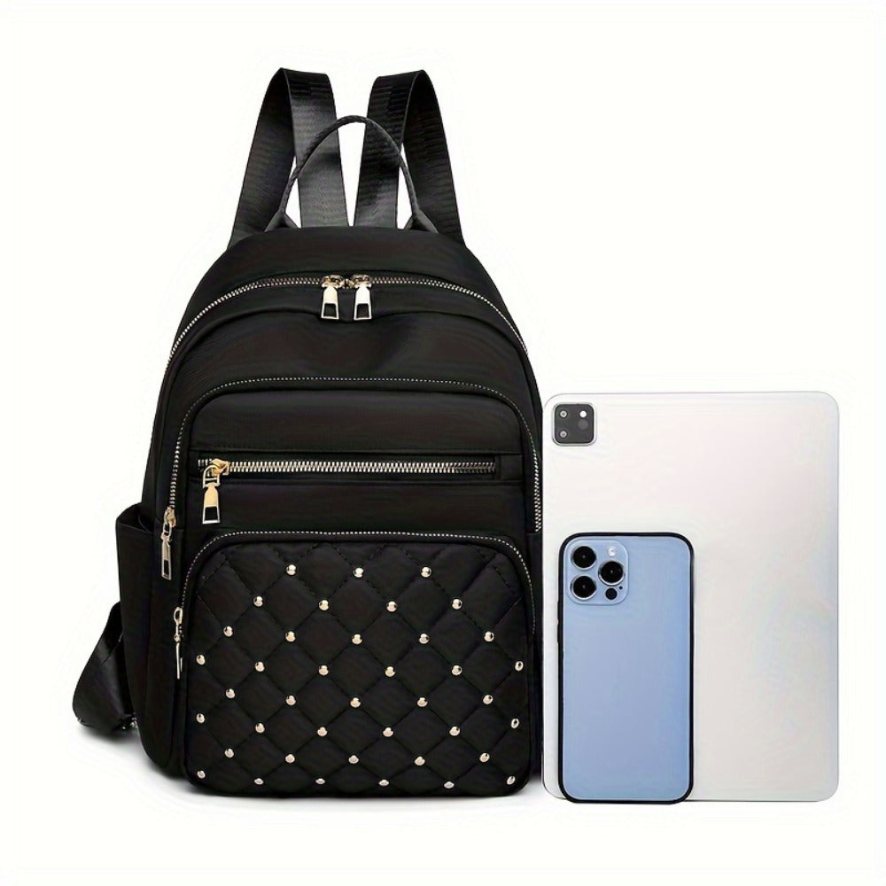 Backpack for Women – Nylon, Large Capacity, Multi-Pocket, for Travel & Work – detail view 8