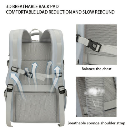 Backpack for Women – Nylon, Lightweight, Trolley Sleeve, for Travel & Work – detail view 20