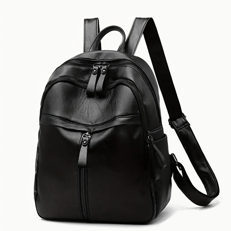 Backpack for Women – Polyester, Large Capacity, for Travel & Work – front view - product view 17