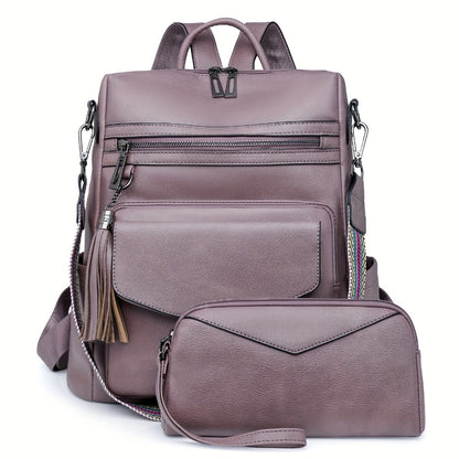 Backpack for Women – Polyester, Large Capacity, Convertible, for Travel – detail view 17