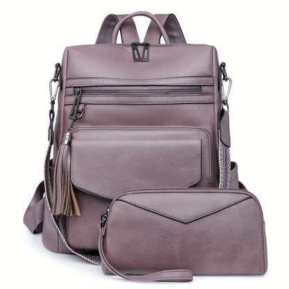 Backpack for Women – Polyester, Large Capacity, Convertible, for Travel – detail view 6