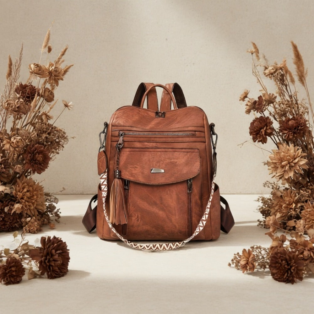 Backpack for Women – 5 Colors, PU Leather, for Travel & Work – detail view 14