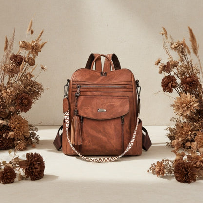 Backpack for Women – 5 Colors, PU Leather, for Travel & Work – detail view 14