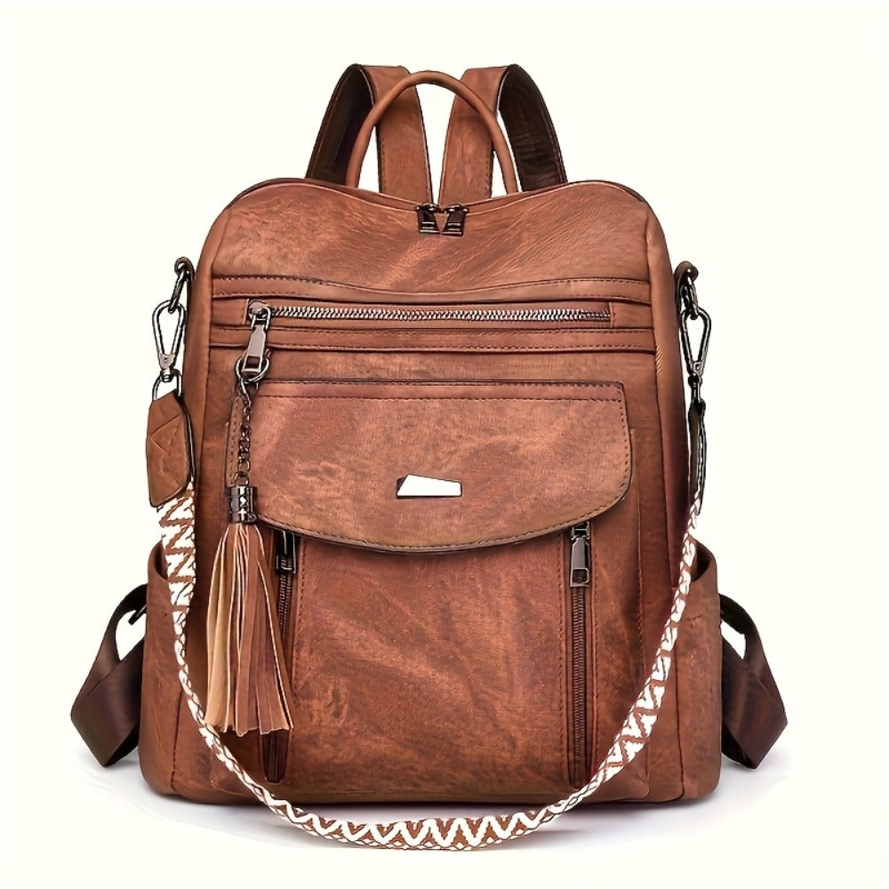 Backpack for Women – 5 Colors, PU Leather, for Travel & Work – detail view 15