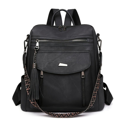 Backpack for Women – 5 Colors, PU Leather, for Travel & Work – detail view 11