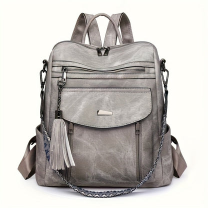 Backpack for Women – 5 Colors, PU Leather, for Travel & Work – detail view 13