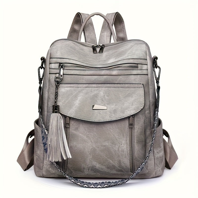 Backpack for Women – 5 Colors, PU Leather, for Travel & Work – alternate view