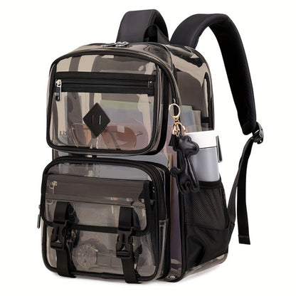 Backpack for Women – PVC, Clear, Transparent, Large Capacity – detail view 5