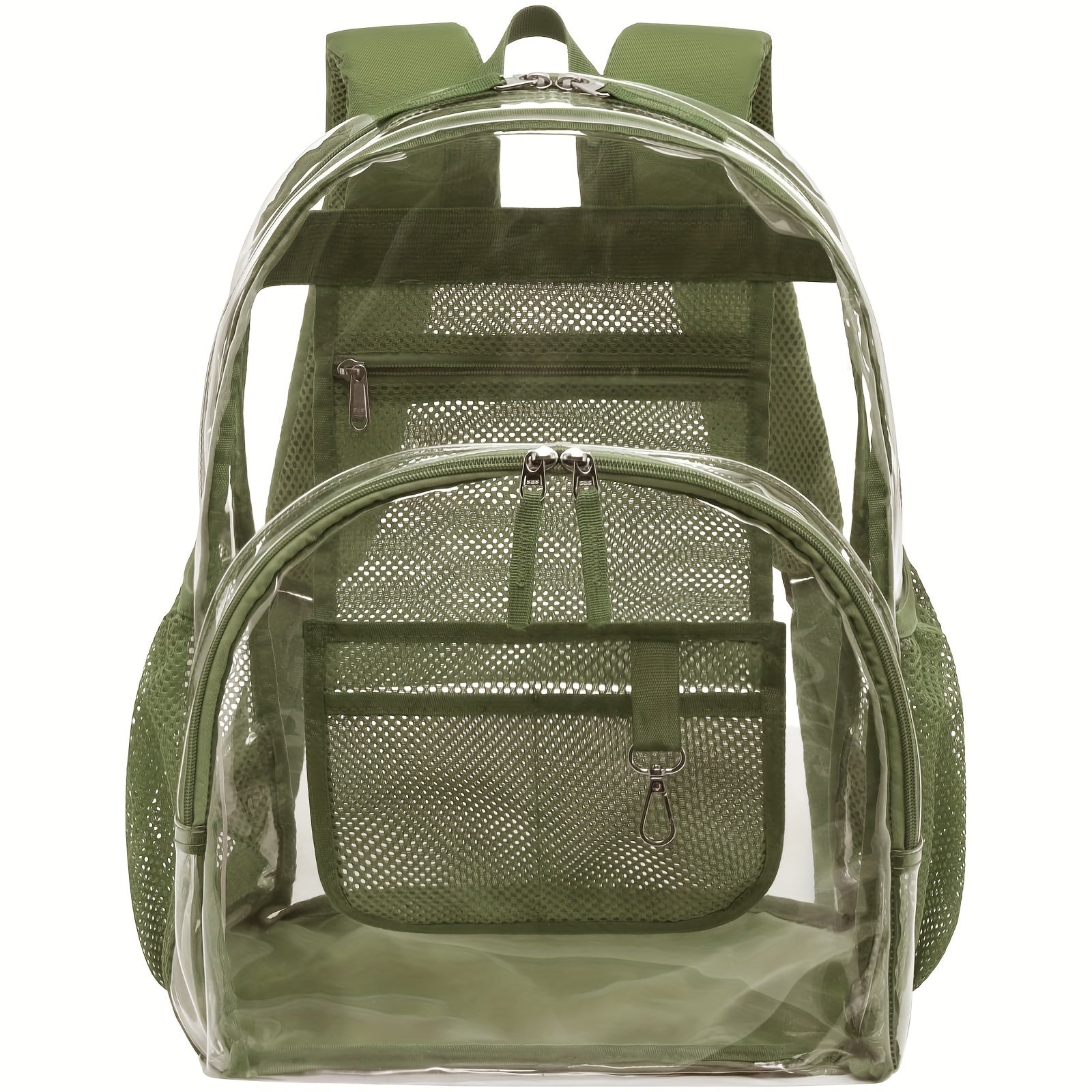 Backpack for Women – PVC, Clear, Transparent, for Travel & Work – alternate view
