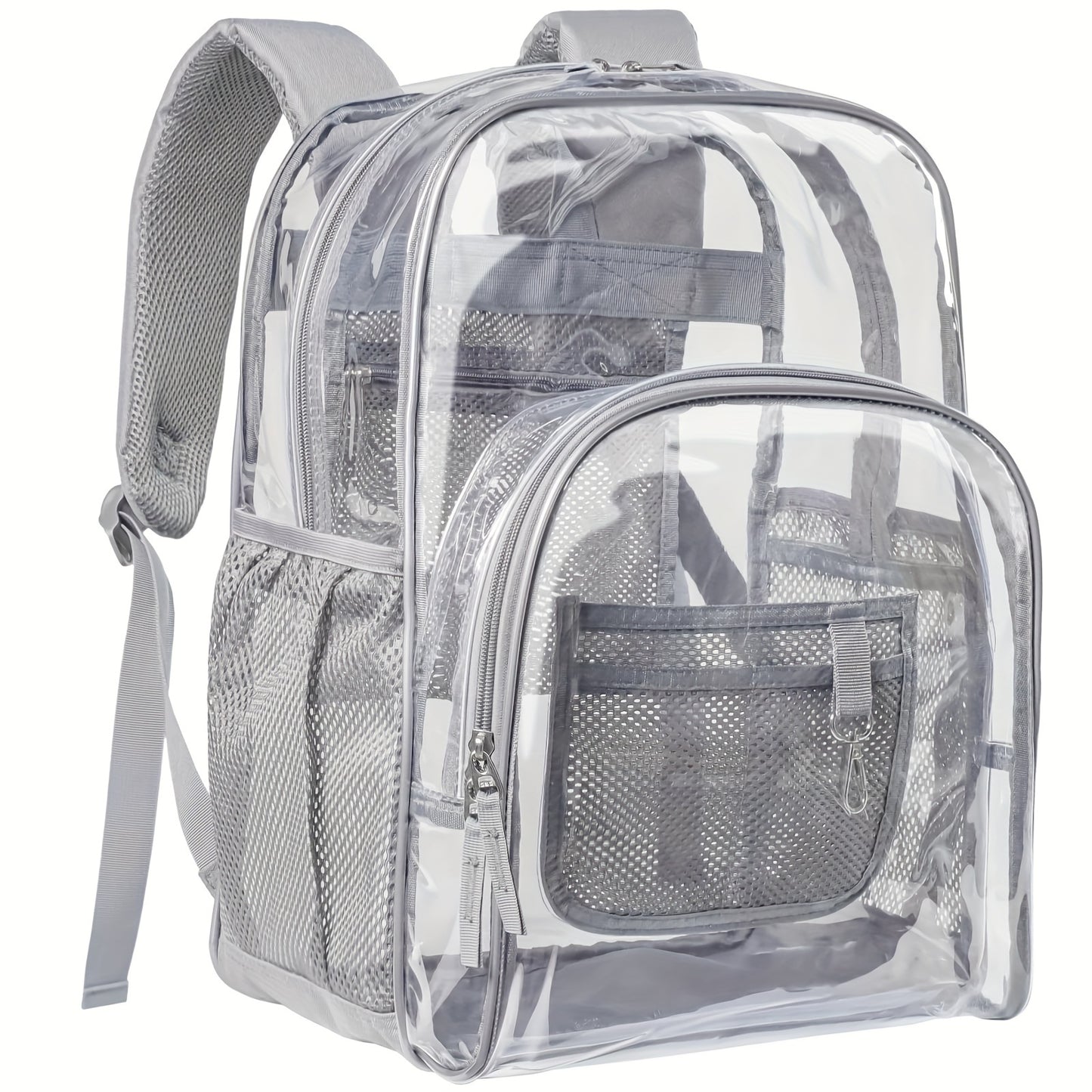 Backpack for Women – PVC, Clear, Transparent, for Travel & Work – detail view 17