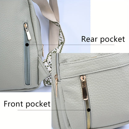 Backpack for Women – for Travel & School, Adjustable Straps Spacious Multi Compartment – detail view 4
