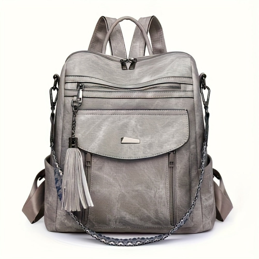 Backpack for Women – Vegan Leather, Convertible – detail view 12