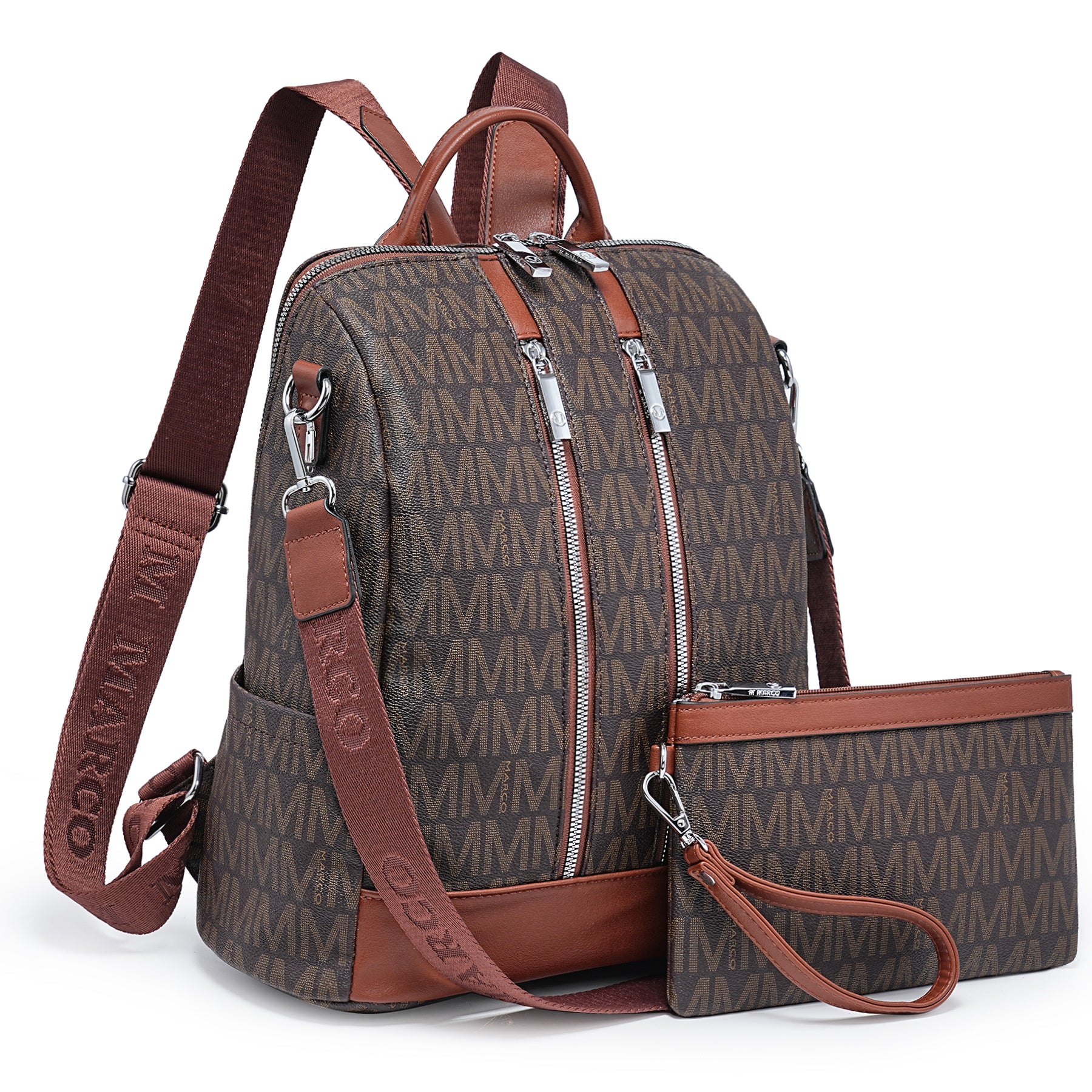 Backpack for Women – Vegan Leather, Anti-Theft, Convertible, Multi-Pocket – detail view 50
