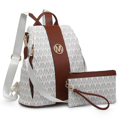 Backpack for Women – Vegan Leather, Anti-Theft, Convertible, Multi-Pocket – detail view 6