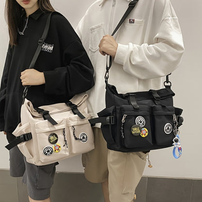 Japanese Ins Men's And Women's Shoulder Bags, Trendy And Fashionable Couple Messenger Bags, Simple And Versatile Crossbody Bags