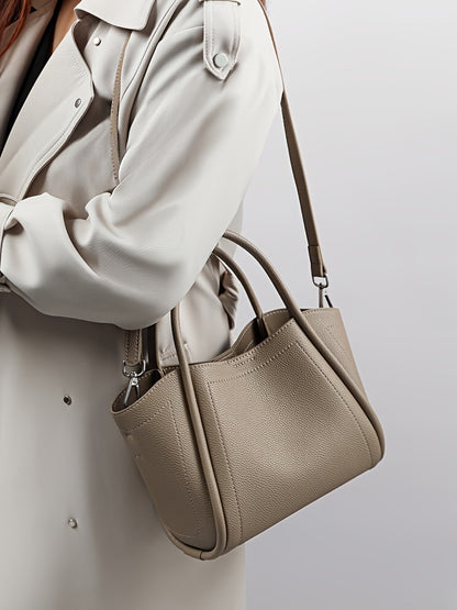Cowhide Leather Vegetable Basket Bag New Luxury Leather Niche Design Shoulder Bag Crossbody Tote