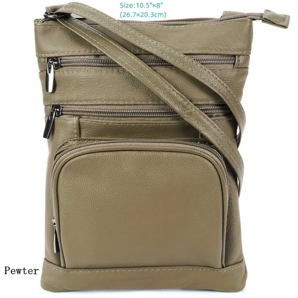 Laptop Bag – 10 Colors, Genuine Leather, Adjustable Strap | Bag Vero – detail view 54
