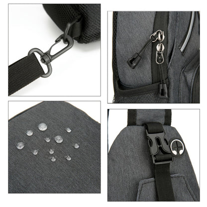 2pcs Single Shoulder Bag for Men And Women, 21 Combinations Trendy Canvas Leisure Sports Small Backpack Oxford Cloth One Shoulder Bag Messenger Bag Chest Bag