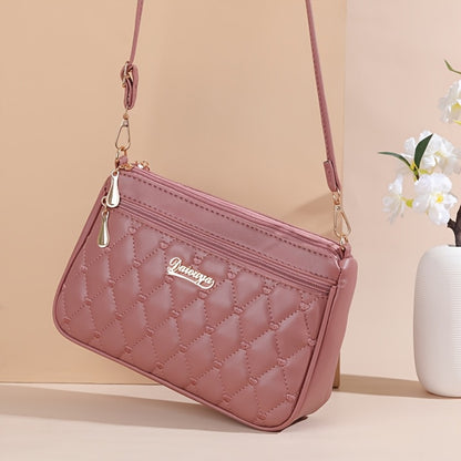 Crossbody Bag for Women – Large Capacity, Embroidered Solid Color Large Capacity | Bag Vero – detail view 4