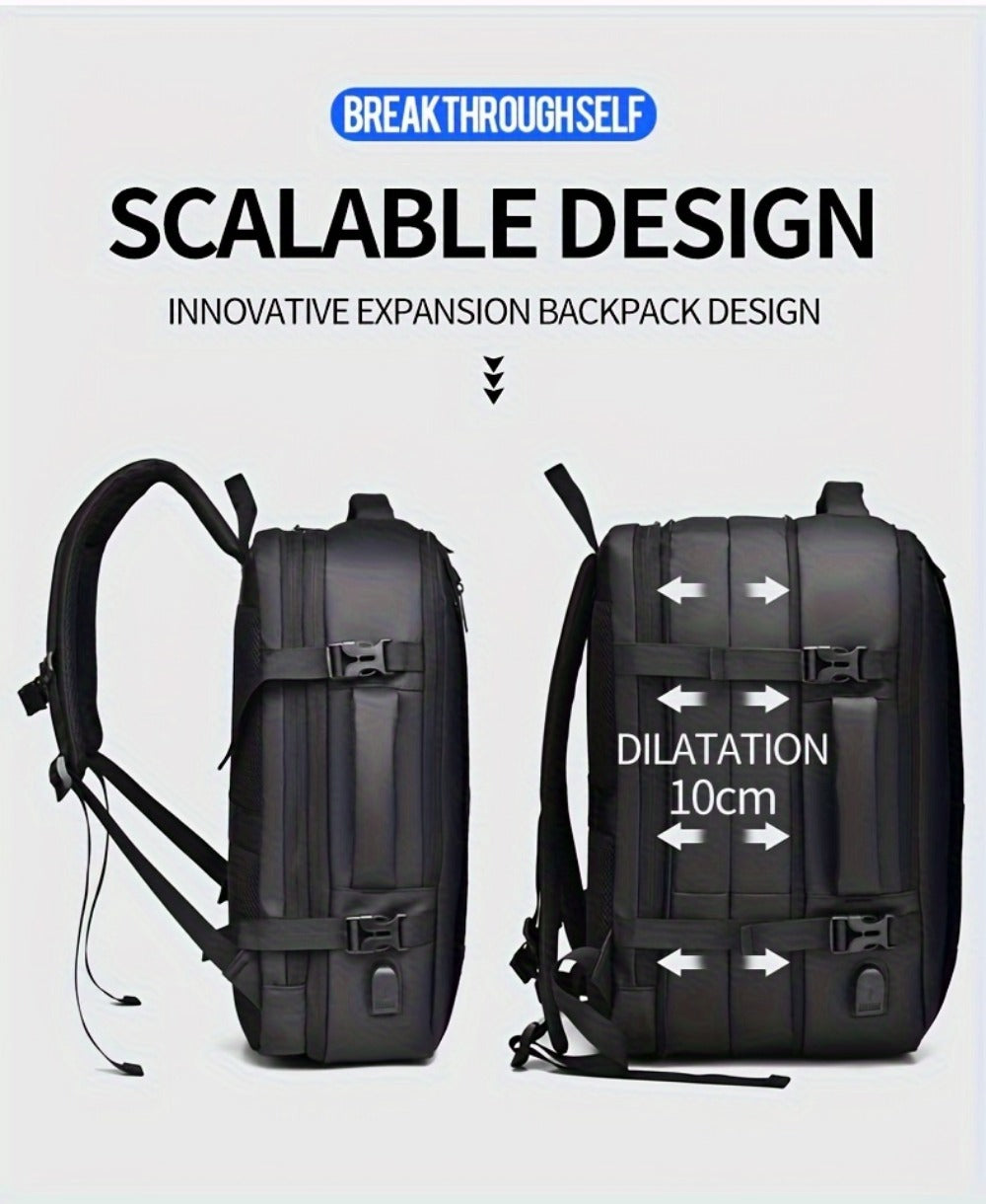 Backpack for Women – Nylon, Convertible, Multi-Pocket, for Travel & Work | Bag Vero – detail view 17