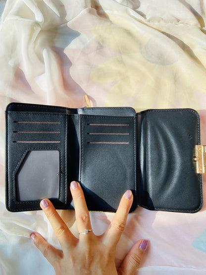 Handmade Luxury Vintage Women'S Wallet with Heavy Rhinestone Embellishment - Large Capacity Cash And Card Holder, Snap Closure, for Weddings, Parties, Everyday Use - Sparkling Rhinestone Treasure Chest Handbag Wallet