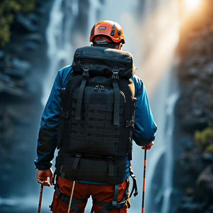 1pc 18.49gal Men's and Women's Hiking Backpack Travel Backpack Leisure Backpack Mountaineering Hiking Travel School Airport Daily Carrying