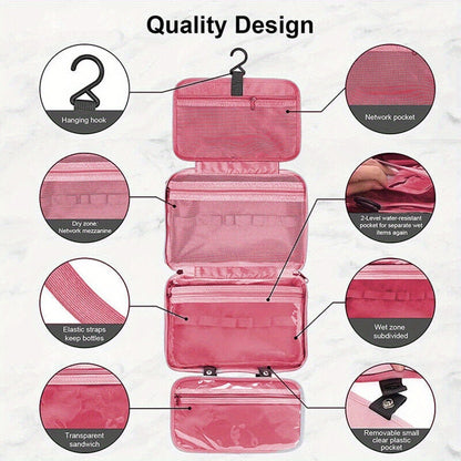 Travel Makeup Bag – Waterproof, Foldable, for Travel | Bag Vero – detail view 14