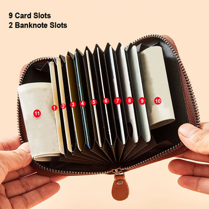 Men's Wallet – Genuine Leather, RFID Blocking | Bag Vero – detail view 26