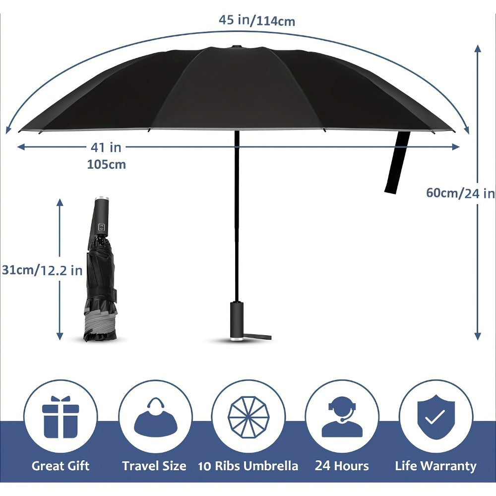Travel Umbrella – Automatic, Windproof, Lightweight, for Travel | Bag Vero – detail view 2