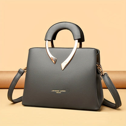 Fashionable Women's Handbag High-Quality Fabric Mom Bag Simple Single Shoulder Crossbody Bag Three-Layer Large Capacity Vintage Tote Bag