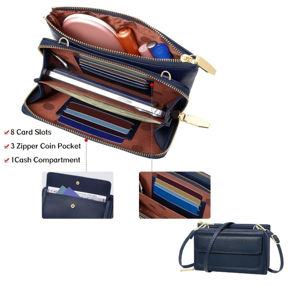 Women's Wallet – 13 Colors, PU Leather, Mini, Adjustable Strap | Bag Vero – detail view 15