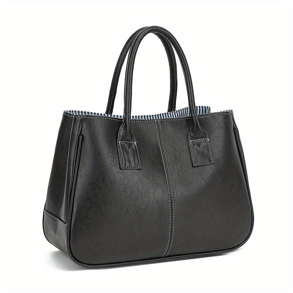 Shoulder Bag for Women – PU Leather, Large Capacity, Adjustable Strap, for Travel & | Bag Vero – detail view 6