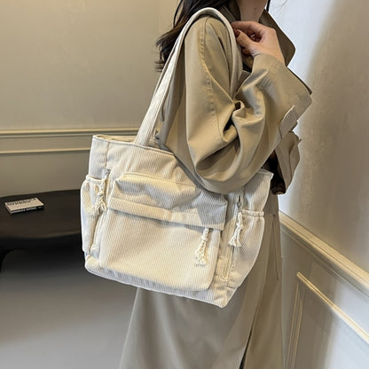 Tote Bag for Women – Corduroy, for Everyday Use | Bag Vero – detail view 12