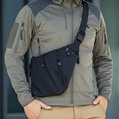 Shoulder Sling Pistol Pouch Chest Bag Holster Crossbody Bag, Suitable for Men And Women Concealed Carry Bag, Anti-Theft Crossbody Bag, Daily Outing, Travel, Camping