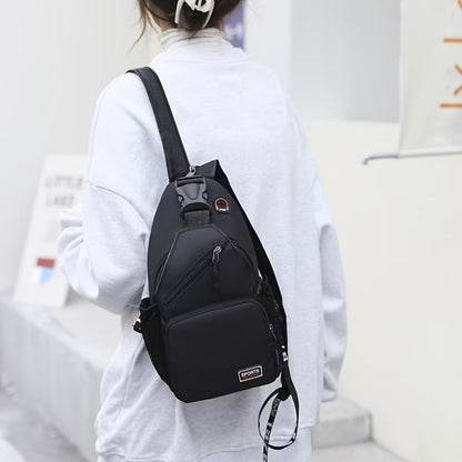 Italian-style Crossbody Bag - Large Capacity Convertible Backpack/shoulder Bag with Adjustable Shoulder Strap, Durable Polyester - Suitable for Travel And Daily Commuting - Unisex Backpack, (white/black) Crossbody Bag, Multi-functional Tote Bag