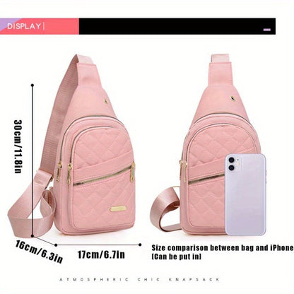 Women's Crossbody Bags PU Waist Bags Chest Bags Fashion Crossbody Backpacks Outdoor Hiking