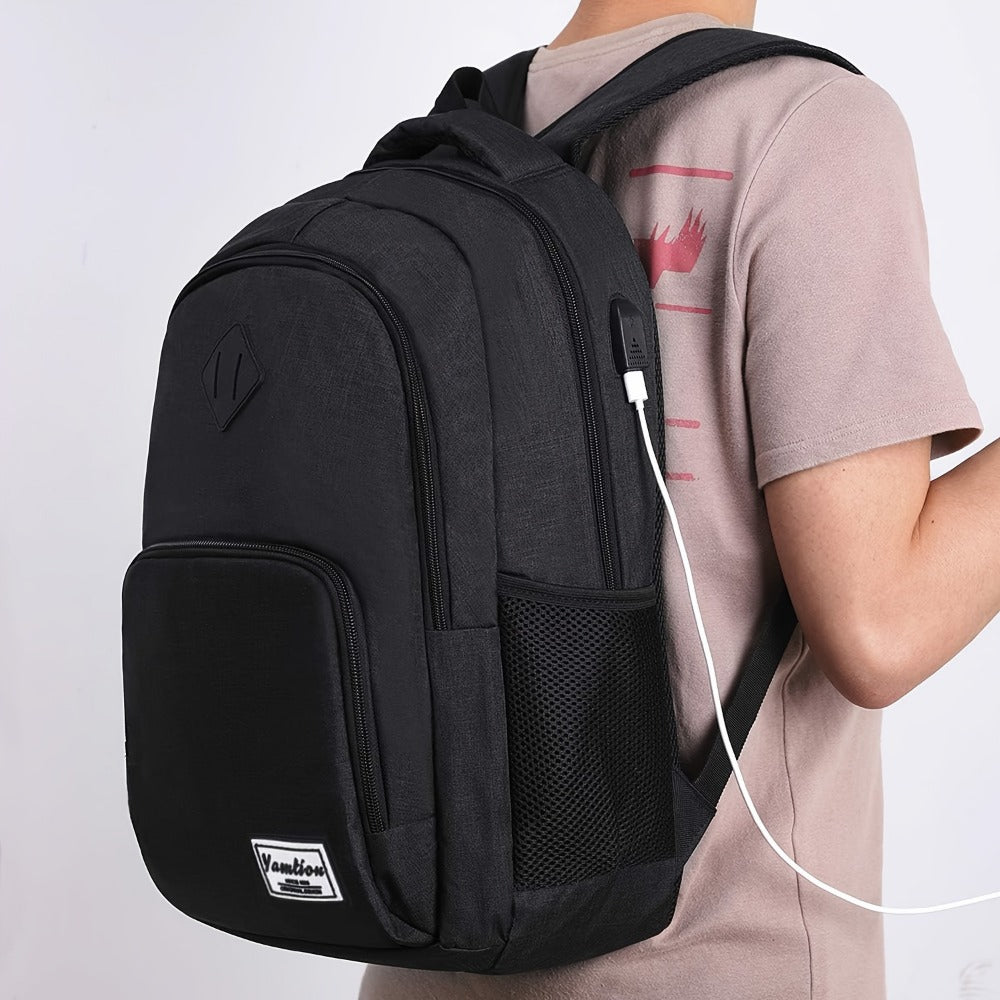 Laptop Backpack – 15.6 Inch, USB Charging, Adjustable Strap, for Travel & School | Bag Vero – detail view 8