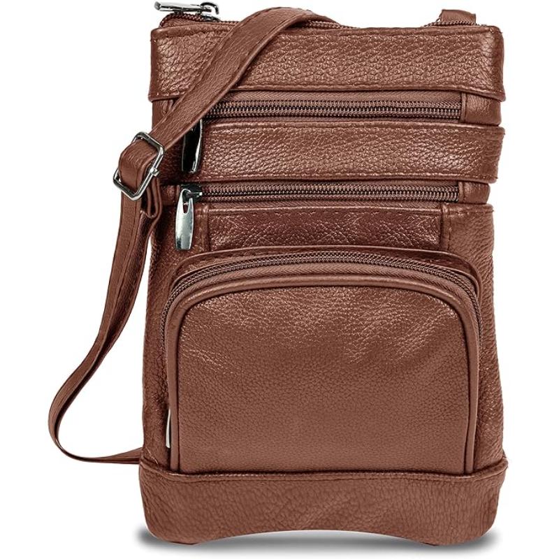 Women's Wallet – Genuine Leather, Multi Pocket, Adjustable Strap | Bag Vero – detail view 130