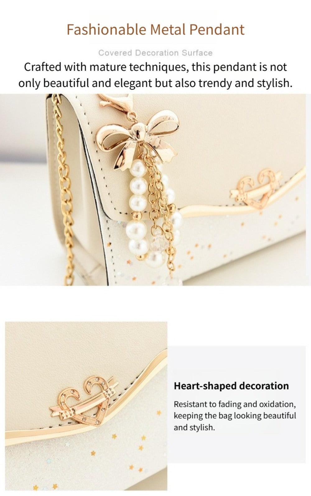 Korean Style Instagram Chain Bag | Sequin Shoulder Crossbody Purse, Luxury Fashionable Handbag, Versatile Trendy Tote, Lining, Magnet Closure