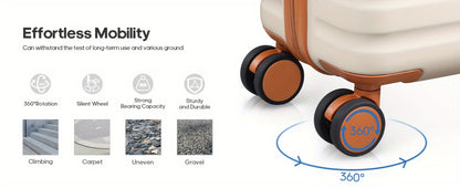 Travel Toiletry Bag – 3 Piece, 20 Inch, TSA Lock, Spinner Wheels | Bag Vero – detail view 19