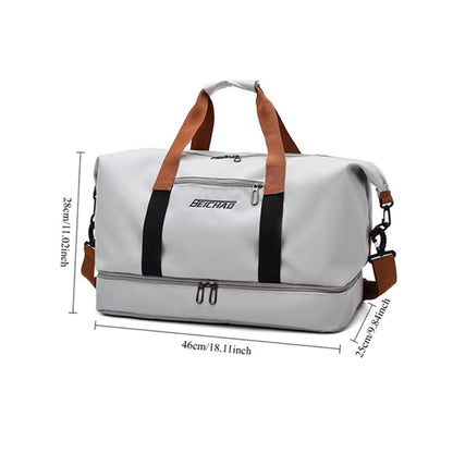 Spacious Tote Bag Designed for Travel And Fitness, Perfect for Both Short And for long Journeys. Versatile As a Casual Shoulder Or Crossbody Bag, It Makes an Excellent Gift for Friends