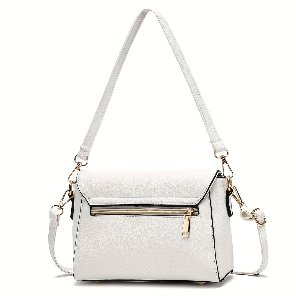 Shoulder Bag for Women – for Work, Elegant Solid Color High End | Bag Vero – detail view 8