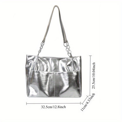 Fashion Large Capacity Tote Bag for Women Stylish Shoulder Handbag Perfect for Office Commute And Daily Use