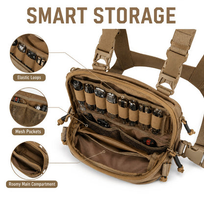Sling Bag – for Everyday Use, Tactical Chest Outdoor Vest Multi | Bag Vero – detail view 8