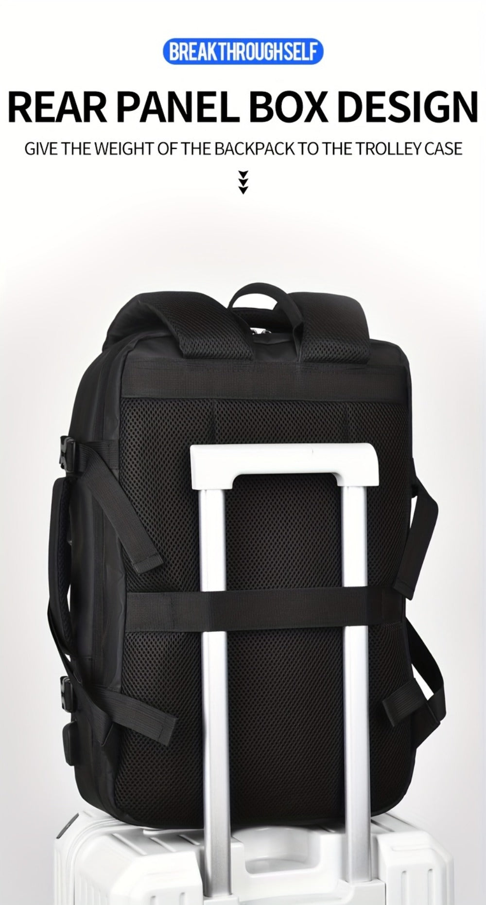 Outdoor Exploration, New Versatile Travel Bag, Portable Hiking Backpack Luggage Bag, Spacious Multi-Pocket Stylish Backpack for Business Travel And Commuting, Travel Backpacks